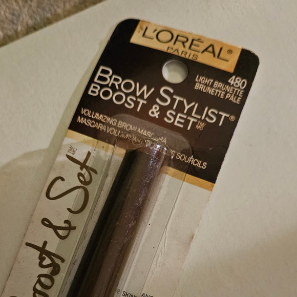 L'Oreal Brow Stylist Boost & Set Volumizing Brow Mascara Light Brunette 480 - Picture 2 of 3